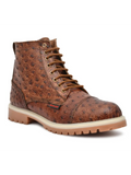 Medium diver men's amphibious boot in wooden-coloured washed leather Art OF-6525