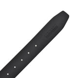 Men Black Solid Leather Belt Art 1002 BLK