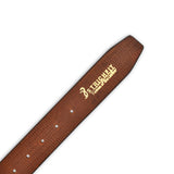 Men Slim Leather Casual Belt Art 1003 TAN