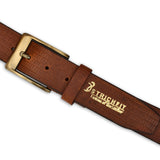 Men Slim Leather Casual Belt Art 1003 TAN