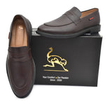 MEN LEATHER LOAFER WITH DOUBLE STITCHED WELTS ART NO OF-214 CH