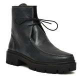 Women's ankle boot with Midnight Blue leather OF-6407