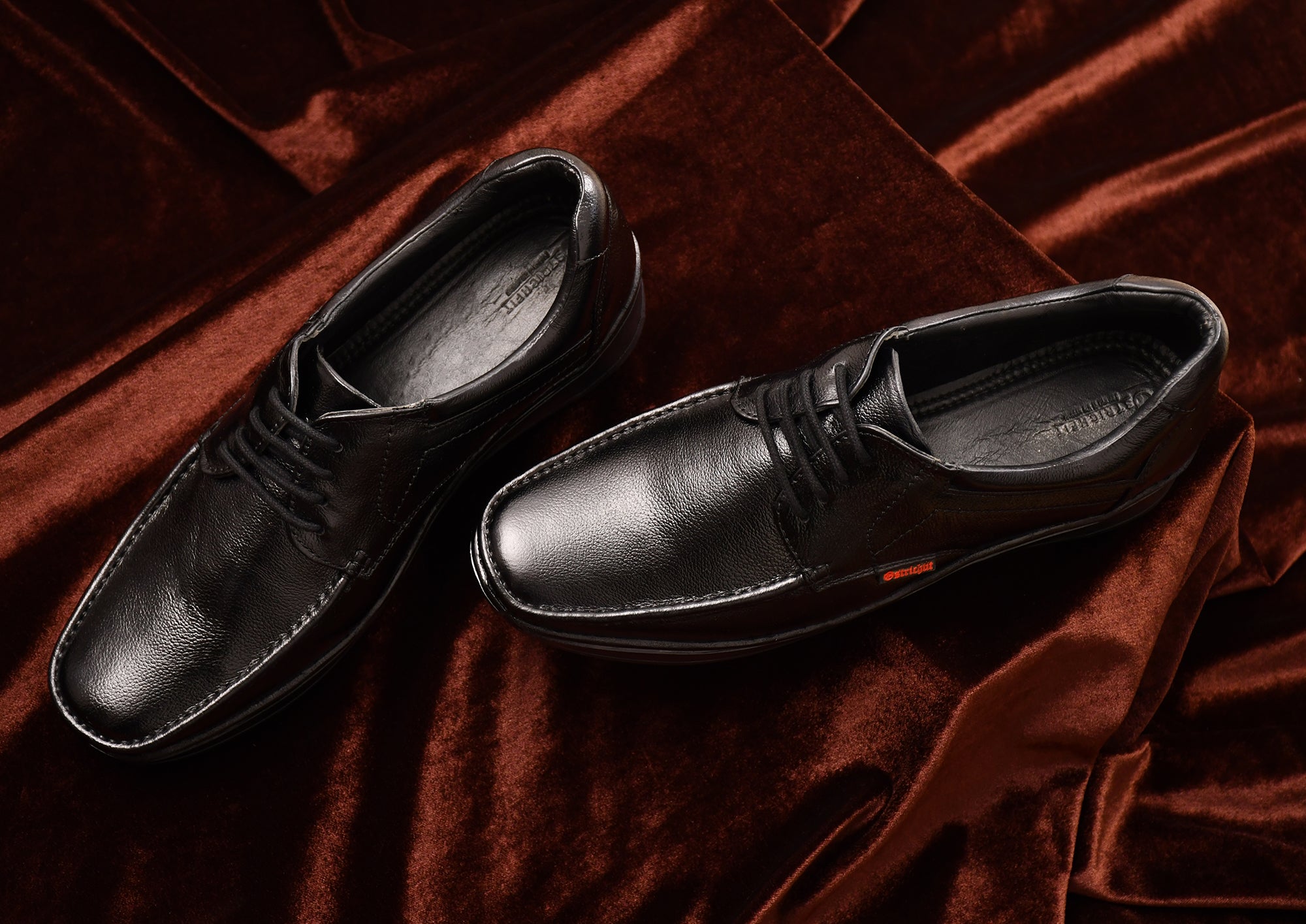 Ostrichfit Men's elegant vintage derby in woven leather ART OF-215 Article no.: 11