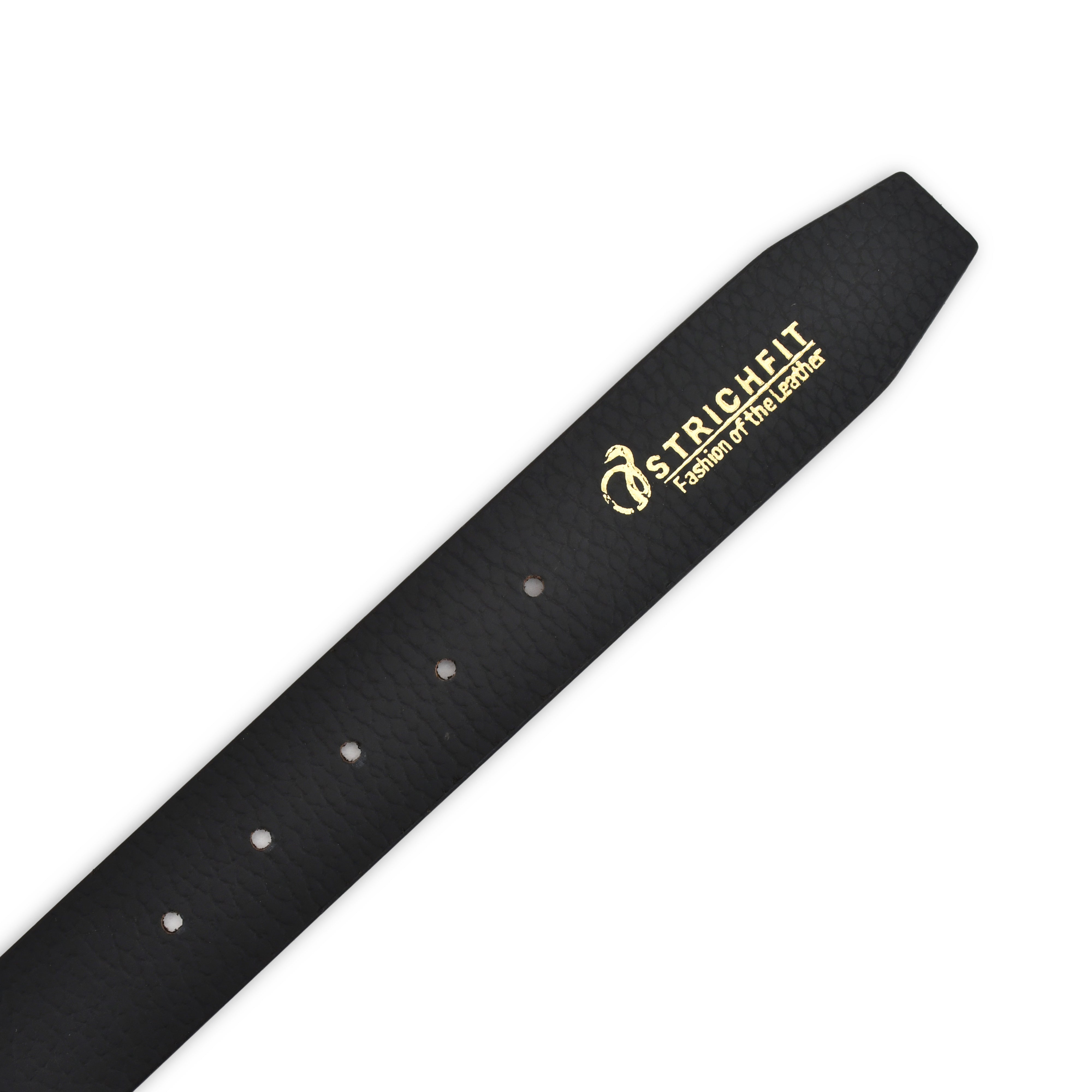 Men Slim Leather Casual Belt Art 1004 BLK