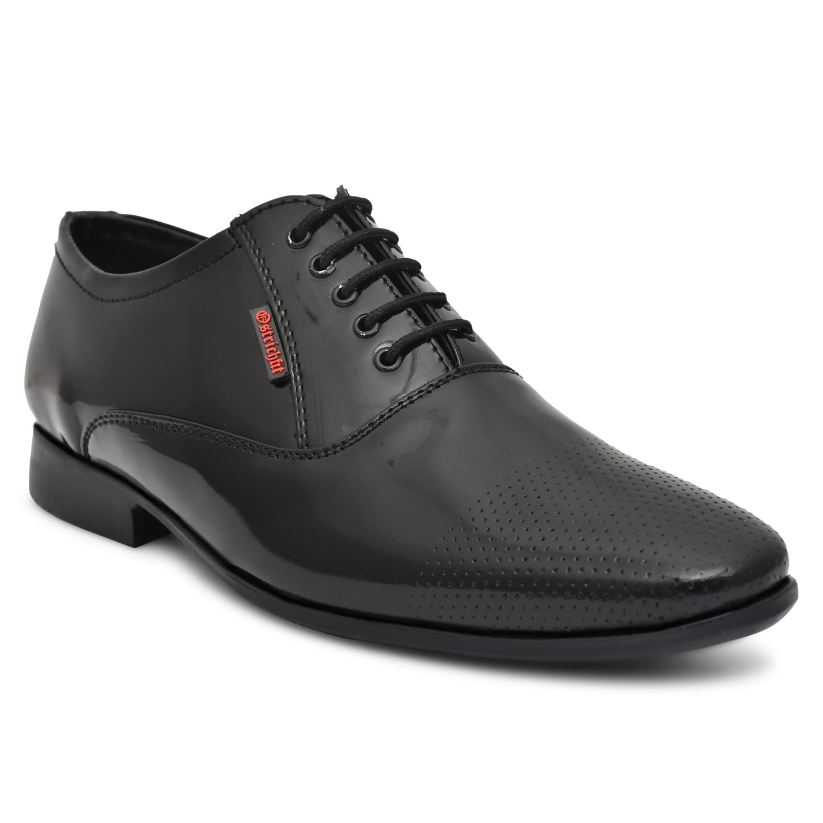 Ostrichfit men's lace-up shoes in Leather Black OF-6527 BLK Article no.: 08